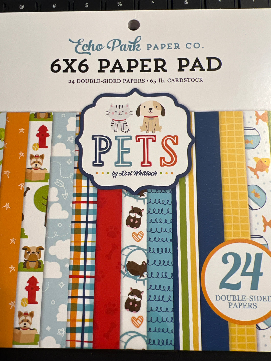 pets 6x6 paper pad by Echo Park