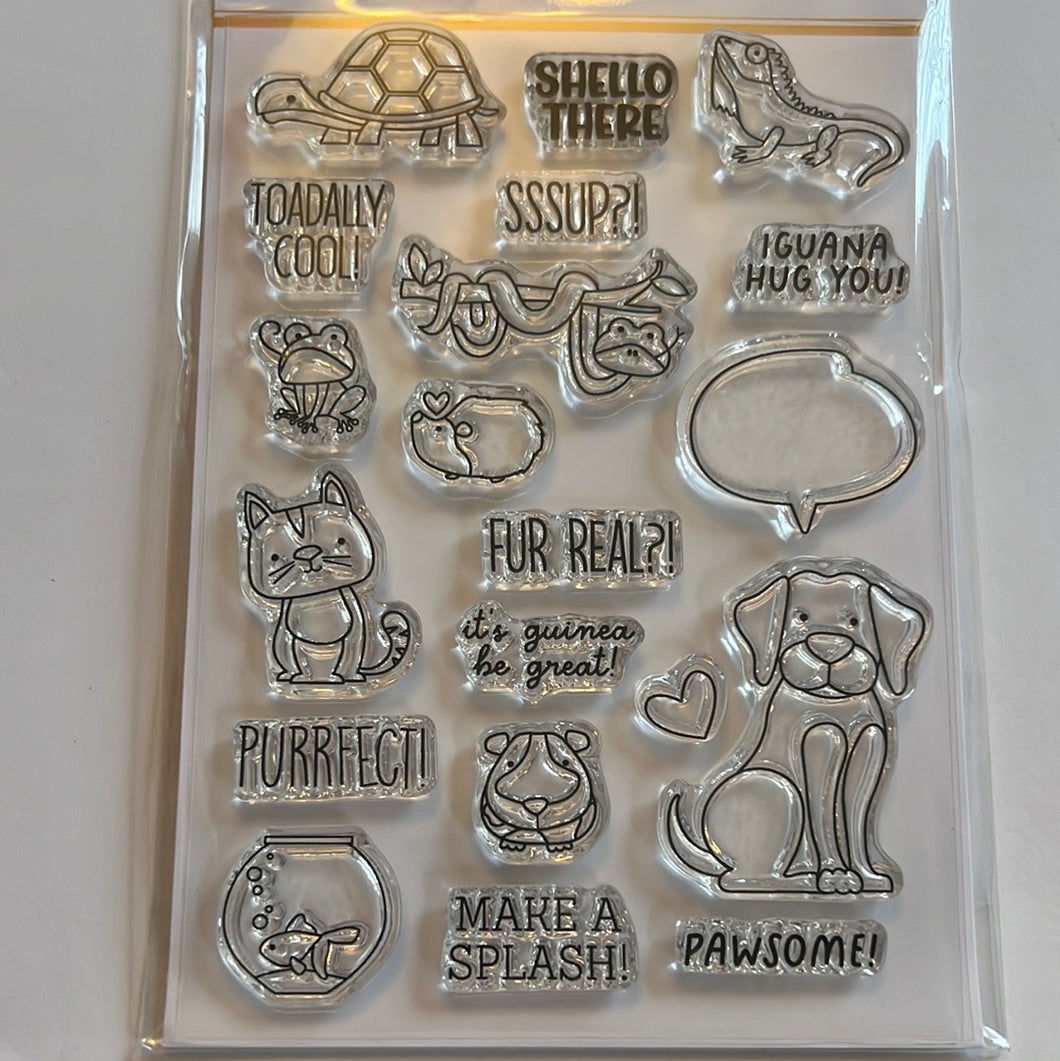 Pet shoppe stamp set  by Simple Stories