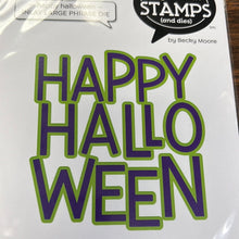 Load image into Gallery viewer, Happy Halloween die by Photoplay