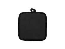Load image into Gallery viewer, Craft Express 2 Pack Black Pot Holders with Pocket – Sublimation-Ready Kitchen Blanks