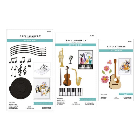 small instruments bundle die set by Spellbinders