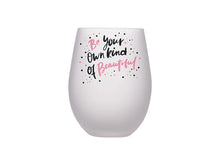 Load image into Gallery viewer, Craft Express 4 Pack 17oz Frosted Stemless Wine Glasses – Sublimation-Ready