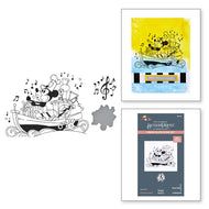 Steamboat willie die & pressplate by Spellbinders