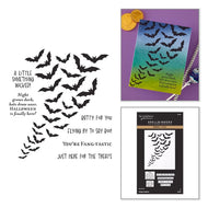 Winged shadows press plate set by spellbinders