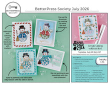 Load image into Gallery viewer, July betterpress society bundle by spellbinders