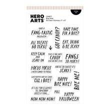 Load image into Gallery viewer, Bite Nite Clear Stamps and Cutting Dies by:  Hero Arts
