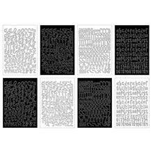 Load image into Gallery viewer, Essentials Collection - Sticker Book - Black And White Alpha by Echo Park