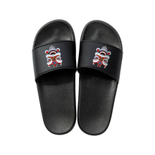 Load image into Gallery viewer, Craft Express Black DTF Sliders – Adult Size Customizable Slide Sandals