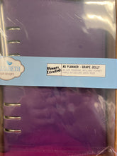 Load image into Gallery viewer, Grape jelly purple planner cover by Elizabeth crafts