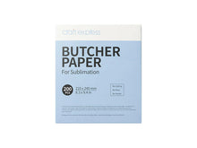 Load image into Gallery viewer, Craft Express Protective Butcher Paper – 200 Pack for Sublimation Heat Pressing
