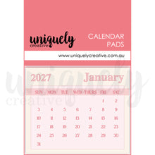 Load image into Gallery viewer, 2027 Calendar Pads by Uniquely Creative