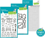Caroling Mice (stamp+die+coloring stencil bundle) by Lawn Fawn