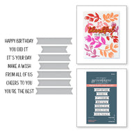 Cheers to you sentiments press plates by spellbinders