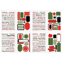 Load image into Gallery viewer, Essentials Collection - Sticker Book - Christmas Phrases by Echo Park