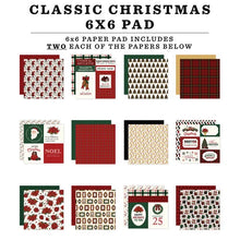 Load image into Gallery viewer, Classic Christmas Collection - 6 x 6 Paper Pad by Carta Bella