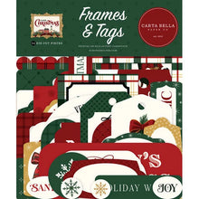 Load image into Gallery viewer, Classic Christmas Collection - Ephemera - Frames &amp; Tags by Carta Bella