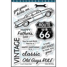 Load image into Gallery viewer, Classic Dad and Classic Car Stamp and Die Set by Dare 2B Artzy