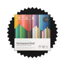 Load image into Gallery viewer, Craft Express 10 Pack 12x12 Inch Permanent Adhesive Vinyl Sheets