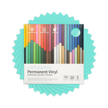 Load image into Gallery viewer, Craft Express 10 Pack 12x12 Inch Permanent Adhesive Vinyl Sheets