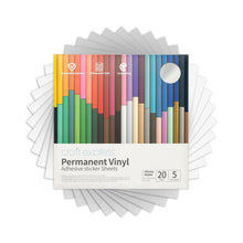 Load image into Gallery viewer, Craft Express 10 Pack 12x12 Inch Permanent Adhesive Vinyl Sheets