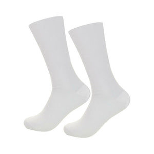 Craft Express 1 Pair 17" Sublimation Tube Socks – White Polyester