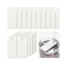 Load image into Gallery viewer, Craft Express 20 Pack 40oz Tumbler Acrylic Rectangle Name Tags