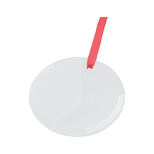 Load image into Gallery viewer, Craft Express 25 Pack 3" Circle Glass Ornaments – Sublimation Blanks with Strings