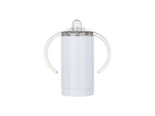 Load image into Gallery viewer, Craft Express 2 Pack 13oz Stainless Steel Sublimation Sippy Cups