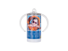 Load image into Gallery viewer, Craft Express 2 Pack 13oz Stainless Steel Sublimation Sippy Cups
