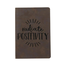 Load image into Gallery viewer, Craft Express 2 Pack Brown Engraving Vegan Leather Notebooks