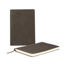 Load image into Gallery viewer, Craft Express 2 Pack Brown Engraving Vegan Leather Notebooks