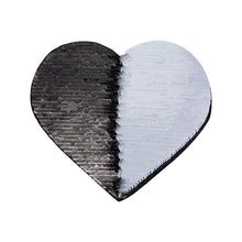 Load image into Gallery viewer, Craft Express 2 Pack Large Heart Sequin Sublimation Patches