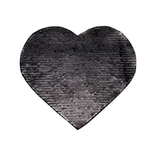 Load image into Gallery viewer, Craft Express 2 Pack Large Heart Sequin Sublimation Patches