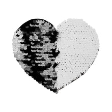 Load image into Gallery viewer, Craft Express 2 Pack Small Heart Sequin Sublimation Patches