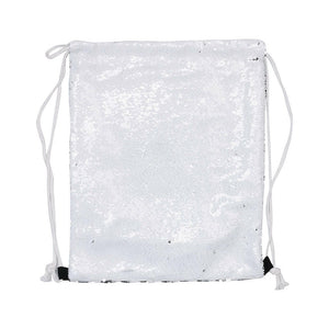 Craft Express 2 Pack Sublimation Sequin Drawstring Backpacks