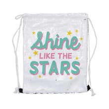 Load image into Gallery viewer, Craft Express 2 Pack Sublimation Sequin Drawstring Backpacks