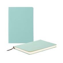 Load image into Gallery viewer, Craft Express 2 Pack Teal Engraving Vegan Leather Notebooks