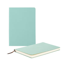 Load image into Gallery viewer, Craft Express 2 Pack Teal Engraving Vegan Leather Notebooks