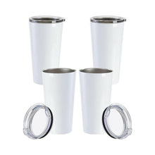Load image into Gallery viewer, Craft Express 4 Pack 16oz Latte Sublimation Tumblers