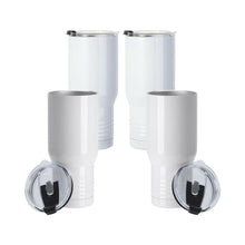Load image into Gallery viewer, Craft Express 4 Pack 22oz Stainless Steel Sublimation Ringneck Tumblers