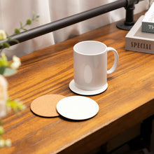 Load image into Gallery viewer, Craft Express 4-Pack White Round Coasters – Sublimation Hardboard Blanks