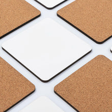 Load image into Gallery viewer, Craft Express 4-Pack White Square Coasters – Sublimation Hardboard Blanks