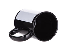 Load image into Gallery viewer, Craft Express 1 Pack 15oz Black Sublimation Mug with White Patch