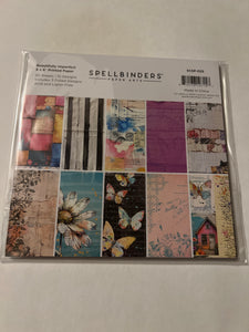 Beautifully imperfect 6x6 pad by Spellbinders
