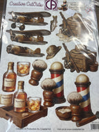 Vintage gentlemen cutouts by creative cuts