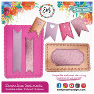 Decorative Sentiments Dies by Emily Moore Designs