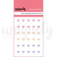 Dew Drop Heart Stickers - Romantic by Uniquely Creative