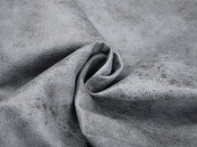 Load image into Gallery viewer, Craft Express 4 Pack Grey Vegan Leather Sublimation Pillow Covers – 18"x18" with Zipper