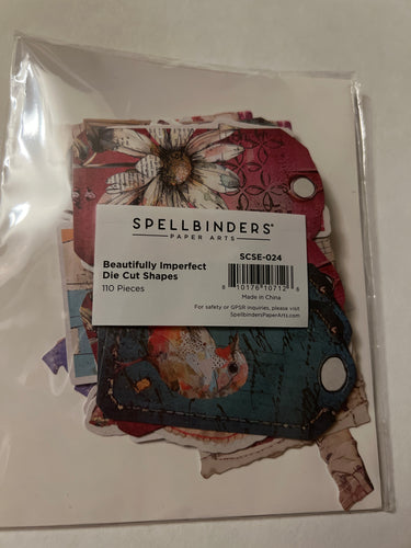 Beautifully imperfect shapes ephemera by Spellbinders