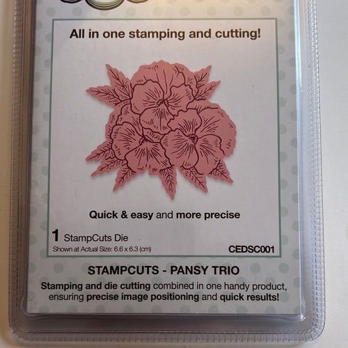 Pansy die set by creative expressions